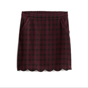 Skies Are Blue Scallop Edge Skirt